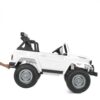 Дитячий двомісний повнопривідний електромобіль Bambi Toyota Land Cruiser (MP3) з ручкою для транспортування та багажником, білий
