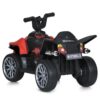 Дитячий електроквадроцикл ATV Super Wild (MP3) з ручкою для транспортування, червоний