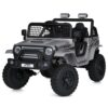 Дитячий повнопривідний Bambi Jeep Rubicon 4x4 Sport (MP3) з багажником, сірий