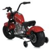 Дитячий двомісний електромотоцикл Bambi Harley-Davidson з підсвіткою та підніжкою (MP3), до 80 кг, до 20 км, червоний