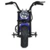 Дитячий двомісний електромотоцикл Bambi Harley-Davidson з підсвіткою та підніжкою (MP3), до 80 кг, до 20 км, синій