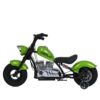 Дитячий двомісний електромотоцикл Bambi Harley-Davidson з підсвіткою та підніжкою (MP3), до 80 кг, до 20 км, зелений