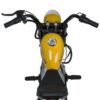 Дитячий двомісний електромотоцикл Bambi Harley-Davidson з підсвіткою та підніжкою (MP3), до 80 кг, до 20 км, жовтий