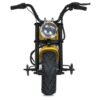 Дитячий двомісний електромотоцикл Bambi Harley-Davidson з підсвіткою та підніжкою (MP3), до 80 кг, до 20 км, жовтий