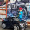 Дитячий повнопривідний електромобіль Bambi Mercedes Biturbo Sport (MP3) з ручкою для транспортування та автофарбуванням, чорний