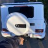 Дитячий електромобіль Bambi Mercedes G63 AMG (MP3) з ручкою для транспортування, білий