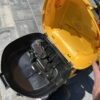 Дитячий триколісний електромотоцикл Bambi BMW R (MP3) з багажником, жовтий