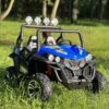 Дитячий двомісний повнопривідний електромобіль Bambi Buggy 4x4 RSX (MP3) з багажником, до 50 кг, до 7 км, синій