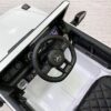 Дитячий електромобіль Bambi Mercedes G63 AMG (MP3) з ручкою для транспортування, білий