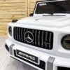 Дитячий електромобіль Bambi Mercedes G63 AMG (MP3) з ручкою для транспортування, білий