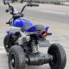 Дитячий електромотоцикл Bambi BMW R nineT Pure NEW (MP3) триколісний з гумовими колесами, синій