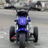Дитячий електромотоцикл Bambi BMW R nineT Pure NEW (MP3) триколісний з гумовими колесами, синій