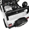 Дитячий повнопривідний електромобіль Bambi Jeep Rubicon (MP3) з багажником, ручкою для транспортування та рухливим капотом, білий