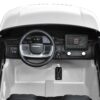 Дитячий двомісний повнопривідний електромобіль Bambi Range Rover (MP3) з ручкою для транспортування, білий