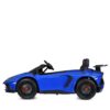 Дитячий двомісний електромобіль Lamborghini Aventador SV (MP3) до 100 кг, синій