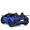 Дитячий двомісний електромобіль Lamborghini Aventador SV (MP3) до 100 кг, синій