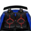 Дитячий двомісний електромобіль Lamborghini Aventador SV (MP3) до 100 кг, синій