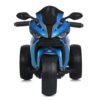Дитячий триколісний електромотоцикл Yamaha R1 (MP3) з автофарбуванням, блакитний