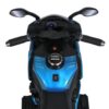 Дитячий триколісний електромотоцикл Yamaha R1 (MP3) з автофарбуванням, блакитний