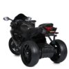 Дитячий триколісний електромотоцикл Yamaha R1 (MP3) з автофарбуванням, чорний