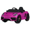 Дитячий електромобіль Bambi Porsche RS Spyder (MP3) з додатковими коліщатками, рожевий
