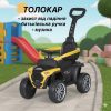 Дитячий толокар-електромобіль Buggy UTV HP.1000 з батьківською ручкою, жовтий