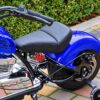 Дитячий двомісний електромотоцикл Bambi Harley-Davidson з підсвіткою та підніжкою (MP3), до 80 кг, до 20 км, синій