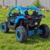 Дитячий двомісний електромобіль Bambi Buggy TURBO RR (MP3) з багажником, синій