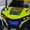 Дитячий двомісний повнопривідний електромобіль Bambi Buggy HardcoreX 06 UA з флагштоками, до 50 кг, зелений