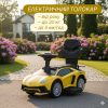 Дитячий толокар-електромобіль Lamborghini Aventador SV, жовтий
