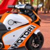 Дитячий електромотоцикл Bambi Ducati Motor Sport R6 (MP3) триколісний, помаранчевий