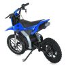 Дитячий кроссовий електромотоцикл Bambi , з мотором 350W, синій