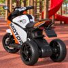 Дитячий електромотоцикл Bambi Ducati Motor Sport R6 (MP3) триколісний, помаранчевий