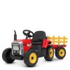 Дитячий електромобіль Bambi Tractor BLOW MX-611 (MP3) з причепом, червоний