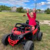 Дитячий повнопривідний електромобіль Bambi Baggy Can-Am Rotax, червоний