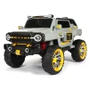Дитячий повнопривідний електромобіль Ford Bronco Raptor з багажником та ручкою для транспортування, сірий