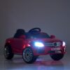 Дитячий електромобіль Bambi Mercedes-Benz Design (MP3) з ручкою для транспортування та багажником, червоний