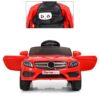 Дитячий електромобіль Bambi Mercedes-Benz Design (MP3) з ручкою для транспортування та багажником, червоний