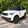 Дитячий двомісний повнопривідний електромобіль Bambi Range Rover (MP3) з ручкою для транспортування, білий