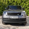 Дитячий двомісний повнопривідний електромобіль Range Rover (MP3) з ручкою для транспортування та автофарбуванням, сірий