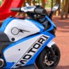 Дитячий електромотоцикл Bambi Ducati Motor Sport R6 (MP3) триколісний , блакитний