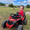 Дитячий повнопривідний електромобіль Bambi Baggy Can-Am Rotax, червоний