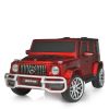 Дитячий двомісний повнопривідний електромобіль Bambi Mercedes AMG G63 (MP3) з ручкою для транспортування та автофарбуванням, червоний