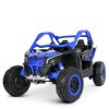 Дитячий двомісний електромобіль Bambi Buggy TURBO RR (MP3) з багажником, синій