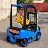 Дитячий електротранспорт Навантажувач Bambi FORKLIFT MX 638 (MP3) з вантажними вилами та багажником, синій