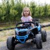 Дитячий повнопривідний електромобіль Bambi Baggy Can-Am Rotax, синій