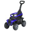 Дитячий толокар-електромобіль Buggy UTV HP.1000 з батьківською ручкою, синій