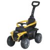 Дитячий толокар-електромобіль Buggy UTV HP.1000 з батьківською ручкою, жовтий