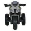 Дитячий триколісний електромотоцикл ZX-10R (MP3), сірий