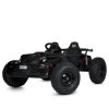 Підлітковий двомісний електромобіль Bambi Buggy Formula X-Sport 63 зі спойлером та ручкою для транспортування, до 150 кг, до 20 км, чорний